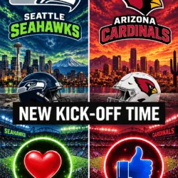 “CANCEL YOUR SUNDAY PLANS!” — NFL DROPS A RESCHEDULE BOMB: Seattle Seahawks vs. Arizona Cardinals Set to Shake the Season