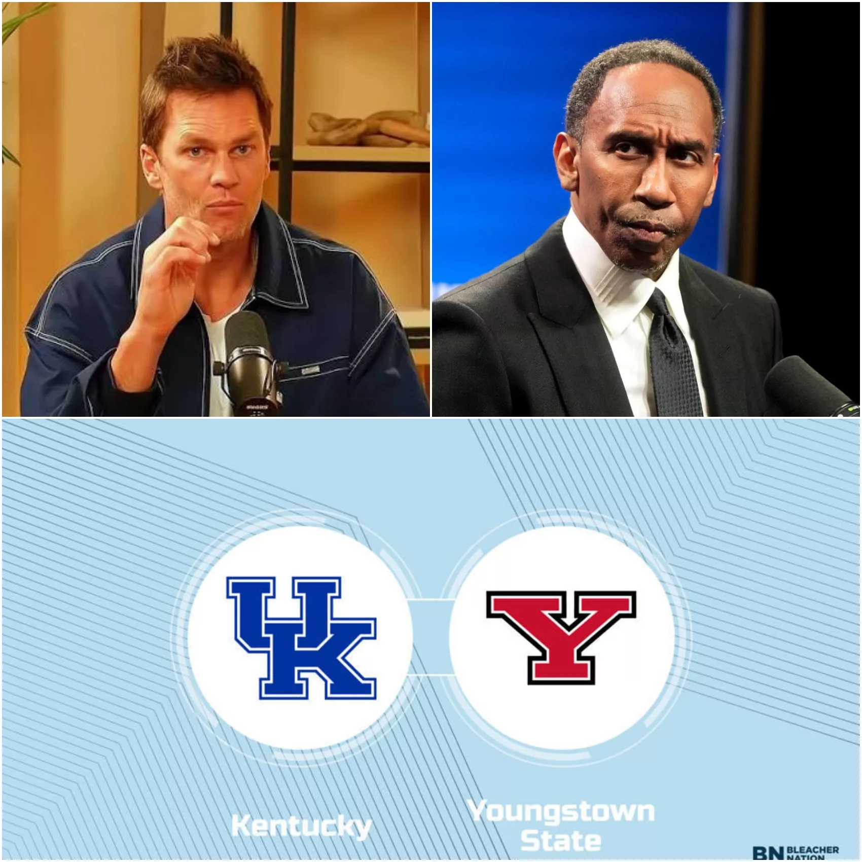 Cover Image for “STEPHEN, YOU NEED TO BE QUIET.” — TOM BRADY’S CALM RESPONSE STUNS THE ESPN STUDIO AFTER STEPHEN A. SMITH’S BRUTAL ATTACK ON KENTUCKY