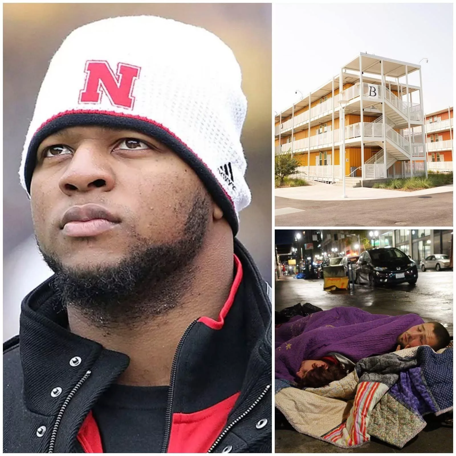Cover Image for 🚨 BREAKING: Nebraska Cornhuskers legend Ndamukong Suh has stunned the college football world after reportedly pledging more than $350,000 of his own money to support homelessness initiatives across Nebraska
