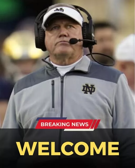 Cover Image for WELCOME BACK TO NOTRE DAME FOOTBALL, COACH BRIAN KELLY!