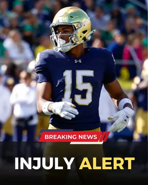 Cover Image for 🚨 SAD NEWS: Notre Dame Fighting Irish Star Leonard Moore’s Season Comes to a Heartbreaking End Ahead of Wisconsin Matchup