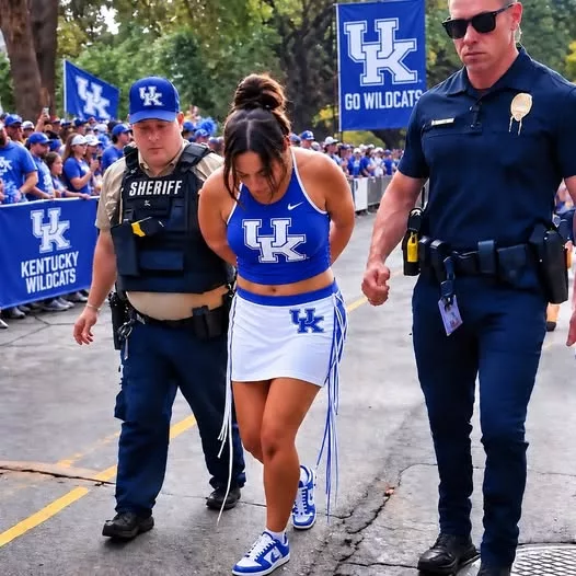 Cover Image for Female Kentucky Wildcats Fan Endured Brutal ‘Walk Of Shame’ In Front Of Thousands Of People Before The Game Even Started [VIDEO]