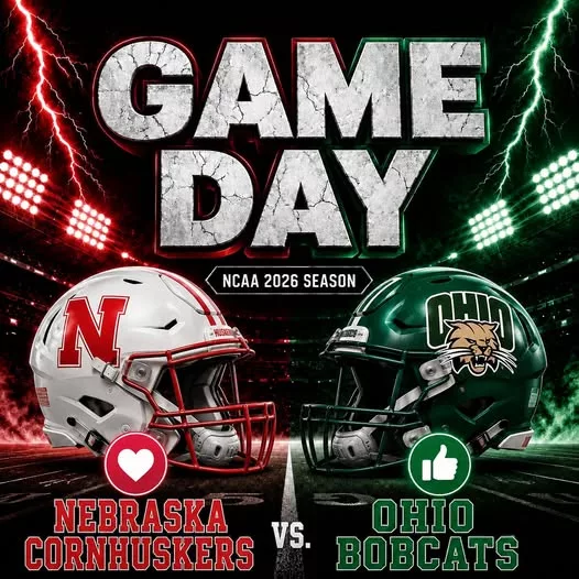 Cover Image for 🚨 NEW KICKOFF TIME: Nebraska Cornhuskers vs. Ohio Bobcats Schedule Update – Here’s What Fans Need to Know! 🏈🔥