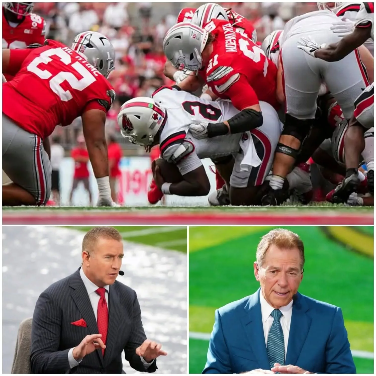 Cover Image for 🚨 Kirk Herbstreit’s Seven-Word Response After Nick Saban Rips Ohio State’s Dominant 56–3 Victory