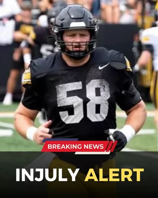 Cover Image for 🚨 SAD NEWS: Iowa Hawkeyes Star Kade Pieper’s Season Comes to a Heartbreaking End Ahead of Northern Illinois Matchup