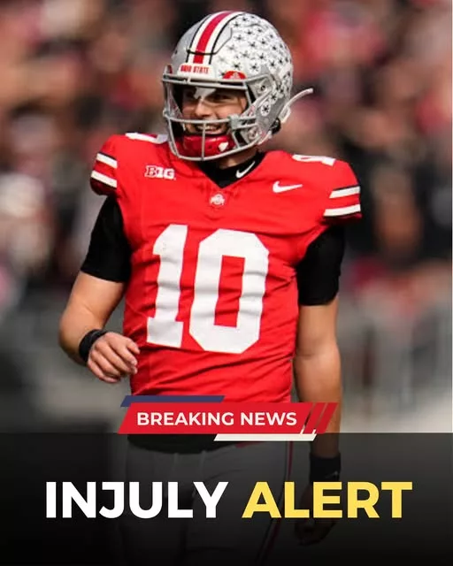 Cover Image for 🚨 SAD NEWS: Ohio State Buckeyes Star Julian Sayin’s Season Comes to a Heartbreaking End Ahead of Ball State Matchup