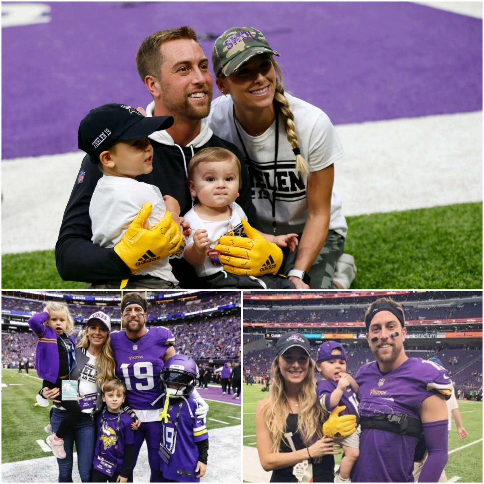 Cover Image for A POWERFUL MOMENT OF SUPPORT FOR ADAM THIELEN AS MINNESOTA VIKINGS FANS STAND BEHIND THEIR LEGENDARY WIDE RECEIVER