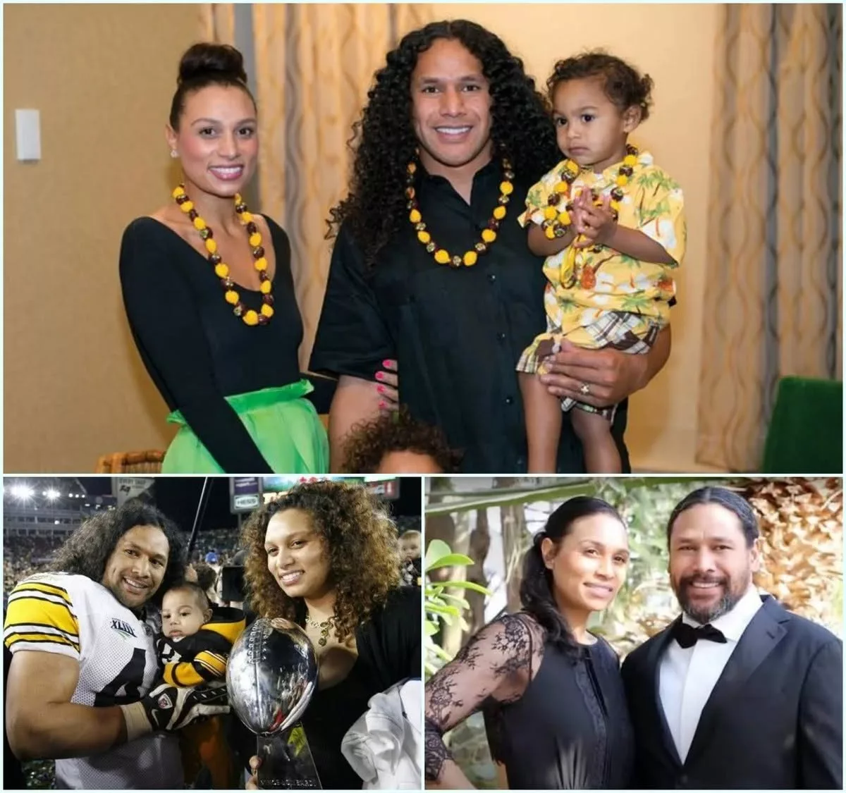 Cover Image for 💔 SAD NEWS — Just 25 minutes ago, the Pittsburgh Steelers organization sent their deepest condolences to legendary player Troy Polamalu and his wife, Theodora Holmes