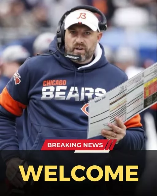 Cover Image for WELCOME BACK TO CHICAGO BEARS FOOTBALL, COACH MATT NAGY!