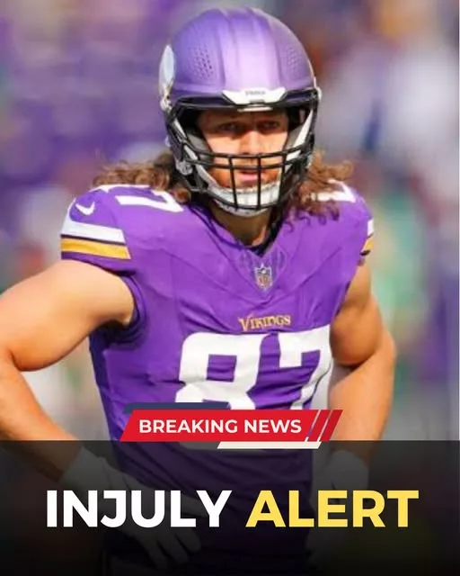 Cover Image for 🚨 SAD NEWS: Minnesota Vikings Star T.J. Hockenson’s Season Comes to a Heartbreaking End Ahead of Green Bay Packers Matchup