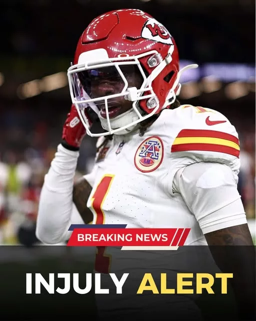 Cover Image for 🚨 SAD NEWS: Kansas City Chiefs Star Xavier Worthy’s Season Comes to a Heartbreaking End Ahead of Denver Broncos Matchup