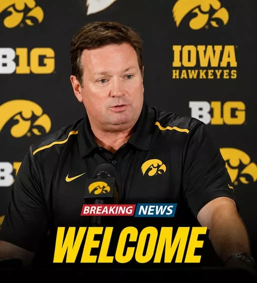 Cover Image for 🔥 Welcome Back to IOWA HAWKEYES, Former Player and Assistant Coach Bob Stoops! 🖤💛🏈