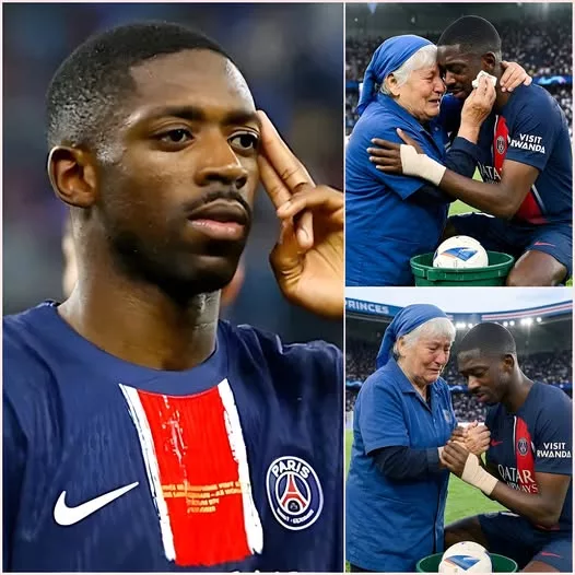 Cover Image for ❤️ UN MOMENT INATTENDU AVEC OUSMANE DEMBÉLÉ… ET UNE PHRASE QUI A LAISSÉ TOUT LE MONDE SANS VOIX ! 😳⚽ Après l’entraînement du PSG, Ousmane Dembélé aurait pu rejoindre directement les vestiaires comme les autres joueurs. Pourtant, il aurait fait quelque chose que personne n’attendait… 👀 Au lieu de partir, il se serait dirigé vers une zone du terrain où une femme âgée, occupée à ramasser les ballons et à nettoyer discrètement, poursuivait son travail dans l’ombre. Puis, devant plusieurs témoins, Dembélé se serait approché d’elle, aurait pris doucement sa main et aurait posé un chiffon propre entre ses doigts… Avant de lui murmurer une seule phrase. Quelques mots seulement… mais ils auraient profondément bouleversé la femme. ❤️ 👉 Que lui a-t-il dit exactement ? Et pourquoi ce moment pourrait-il changer toute son histoire ? 👇