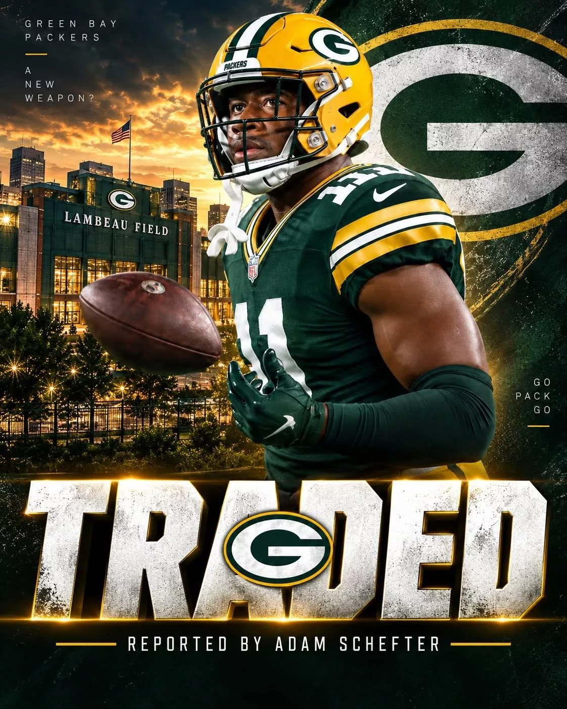 Cover Image for Adam Schefter Confirms Former Steelers Pro Bowler Is Heading to Green Bay to Team Up With Jordan Love — And Packers Nation Is Already Buzzing