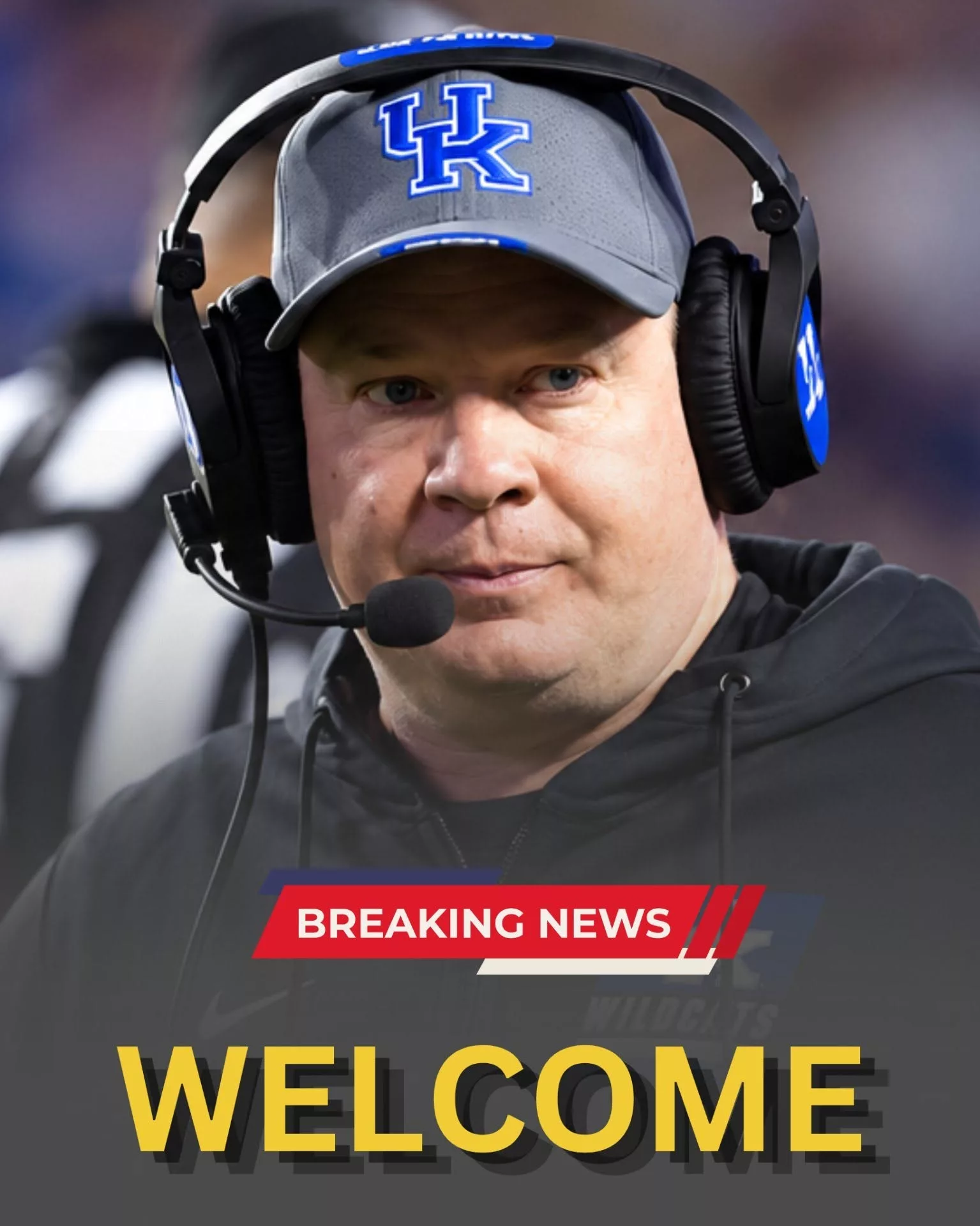 Cover Image for 🔥 BACK AS AN ASSISTANT COACH: Mark Stoops Returns to the Kentucky Wildcats!