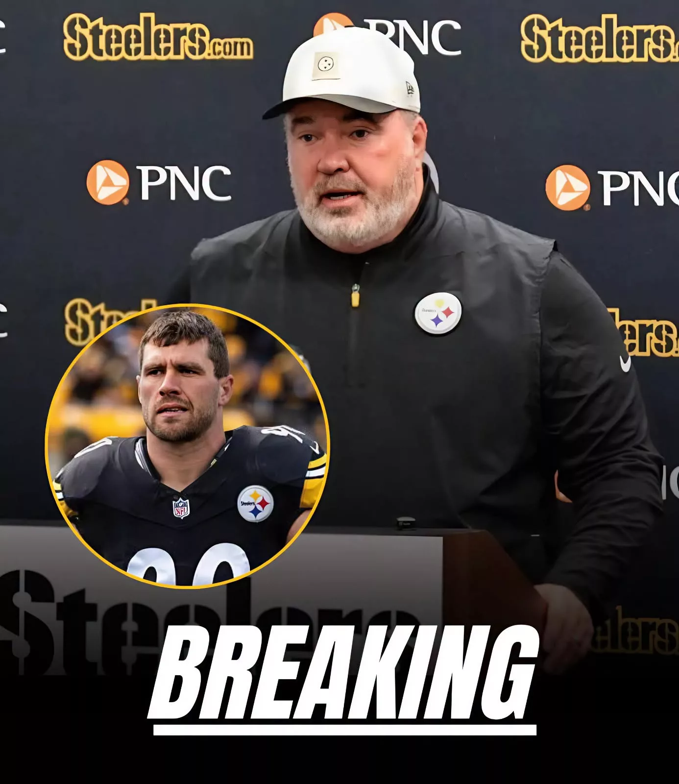 Cover Image for PITTSBURGH IN TURMOIL: Closed-Door Front Office Meltdown Leaves Steelers Stunned as Mike McCarthy Steps Out to Deliver Historic Verdict on T.J. Watt