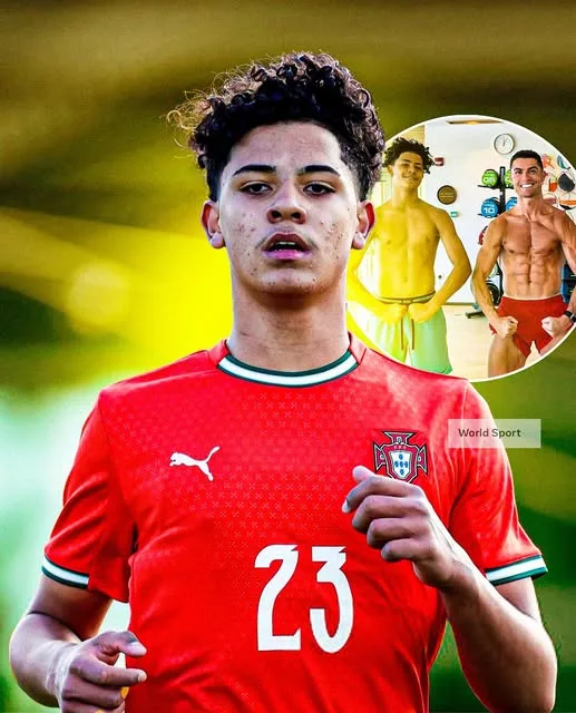 Cover Image for 🔥🇵🇹 SEGUINDO OS PASSOS DE CR7… MAS ATÉ ONDE PODERÁ CHEGAR CRISTIANO JR.? 👀⚽ Cristiano Ronaldo Jr. continua a chamar a atenção no futebol de formação, mostrando que o sonho de seguir os passos do pai está mais vivo do que nunca. 🌟 Integrado nas seleções jovens de Portugal, o jovem avançado vem desenvolvendo as suas capacidades, aperfeiçoando a técnica e, sobretudo, aprendendo com uma das maiores lendas da história do futebol. Mas há algo que desperta ainda mais curiosidade… Cristiano Jr. não parece querer simplesmente viver à sombra do nome Ronaldo. O seu objetivo é construir uma identidade própria dentro de campo. 💪🔥 Será que estamos diante do início de uma nova grande história? E até onde poderá chegar o filho de CR7? 👀 O próximo capítulo pode ser muito maior do que imaginamos… 🇵🇹🏆