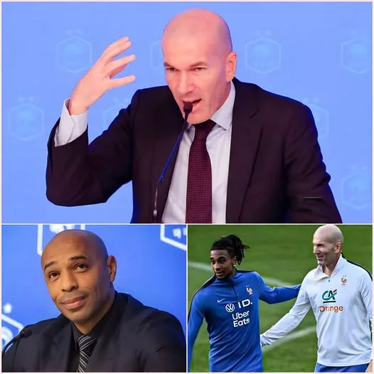 Cover Image for 🚨🔥 « TAIS-TOI, HENRY ! » — UNE PHRASE QUI AURAIT SUFFI À FAIRE EXPLOSER LA TENSION AUTOUR DES BLEUS ! 🇫🇷 À quelques heures d’un choc très attendu face à la Turquie, une prétendue passe d’armes entre Zinedine Zidane et Thierry Henry fait déjà énormément parler. 😱 Après des critiques visant les Bleus, le sélectionneur français aurait vivement réagi, considérant certains propos comme déplacés à l’approche d’un rendez-vous aussi important. Mais derrière cette confrontation, une question intrigue particulièrement les supporters : qu’est-ce qui aurait réellement provoqué la réaction de Zidane ? Les mots attribués aux deux hommes pourraient-ils changer l’ambiance autour de l’équipe avant le coup d’envoi ? Et surtout, Thierry Henry va-t-il répondre ? 🔥 Le débat est lancé, la tension monte… et les prochaines heures pourraient réserver une nouvelle surprise. 🇫🇷👀