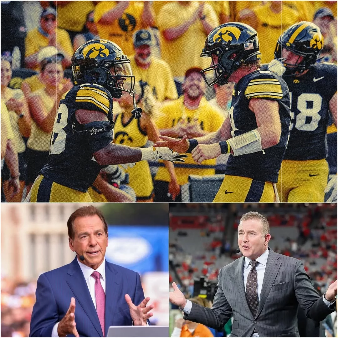 Cover Image for Kirk Herbstreit sparks Iowa outrage after blasting Hawkeyes’ 40-0 win — before Nick Saban shuts him down with seven words