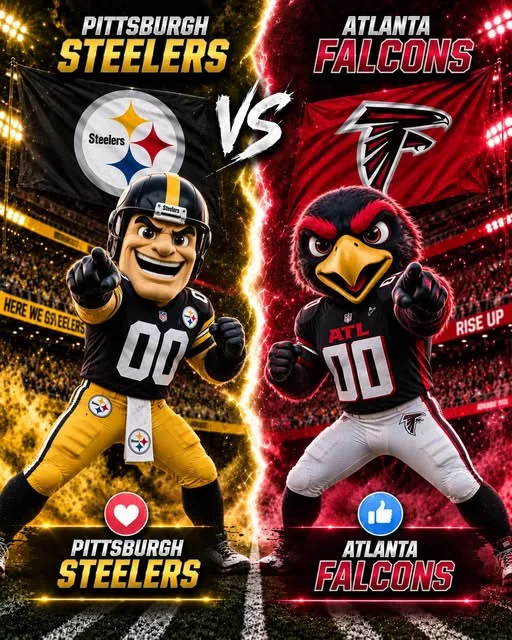 Cover Image for 🏈 WHICH CHANNELS WILL BROADCAST THE GAME BETWEEN PITTSBURGH STEELERS AND ATLANTA FALCONS? 🔥❤️