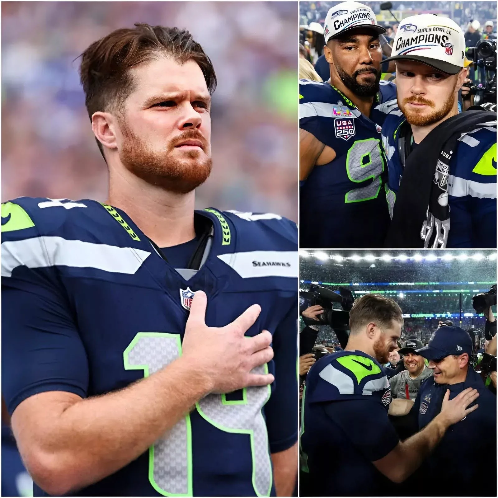 Cover Image for “I’ve been waiting a long time to finally announce this…” — Darnold’s statement caught Seahawks Nation by surprise and sparked plenty of excitement as Seattle’s quarterback revealed that he…
