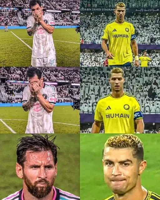 Cover Image for 😭💔 ATÉ OS MAIORES SENTEM A DOR DA DERROTA… MAS O QUE ACONTECEU COM MESSI E CRISTIANO RONALDO?  Lionel Messi e Cristiano Ronaldo passaram anos dominando o futebol mundial, conquistando troféus, quebrando recordes e vivendo momentos que pareciam impossíveis. 🏆👑  Mas existe um lado da carreira dessas duas lendas que poucos conseguem esquecer: as derrotas que doeram mais do que qualquer vitória conseguiu apagar.  Mesmo depois de conquistarem praticamente tudo o que um jogador pode sonhar, houve noites em que o silêncio falou mais alto que os aplausos.  Olhares abatidos, lágrimas escondidas e momentos de pura frustração mostraram que, por trás dos números e da glória, também existem emoções difíceis de controlar…  👀 E algumas dessas derrotas continuam entre os momentos mais dolorosos de suas carreiras.
