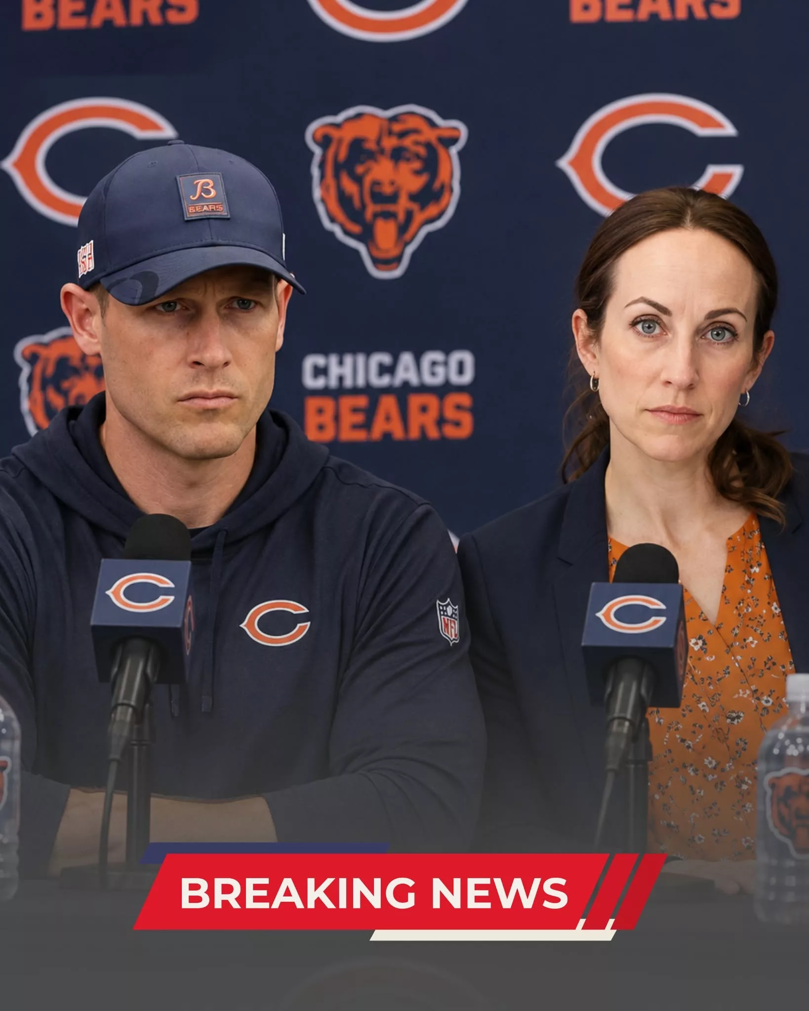Cover Image for 🚨🏈💔 “THE ENTIRE NFL COMMUNITY IS HEARTBROKEN” AFTER WHAT CHICAGO BEARS HEAD COACH BEN JOHNSON JUST SHARED ABOUT HIS WIFE, JESSICA JOHNSON — BUT ONE DETAIL HAS FANS ASKING SERIOUS QUESTIONS. 😱