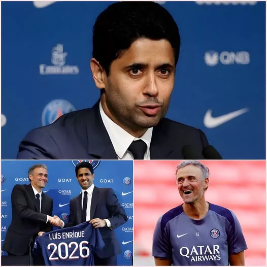 Cover Image for 🔴 OFFICIEL ? LUIS ENRIQUE SERAIT SUR LE POINT D’OBTENIR DES PRIVILÈGES JAMAIS VUS AU PSG… Une annonce attribuée à Nasser Al-Khelaïfi fait déjà énormément parler autour du Paris Saint-Germain. Selon les informations qui circulent, Luis Enrique pourrait bénéficier de trois privilèges exceptionnels, une décision qui pourrait totalement changer les règles autour de l’entraîneur espagnol. 👀 Pourquoi le président parisien aurait-il décidé d’aller aussi loin ? Que cachent réellement ces trois mesures ? Et surtout, pourquoi cette annonce intervient-elle maintenant ? Entre pouvoir accru, confiance absolue et décisions qui pourraient surprendre les supporters, les détails commencent seulement à émerger… 🔥 La troisième mesure pourrait être la plus inattendue. 👉 Découvrez ce qui se préparerait en coulisses…