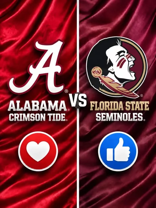 Cover Image for 🏈🔥 Which channels will be broadcasting the ALABAMA CRIMSON TIDE VS. FLORIDA STATE SEMINOLES game? 🔥🏈