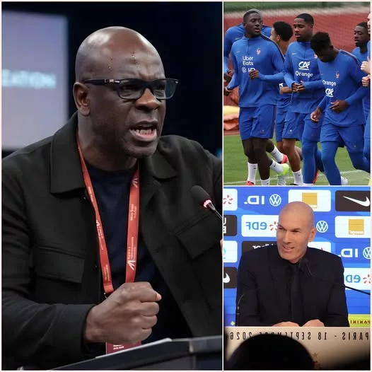 Cover Image for 🚨 « POUR QUI SE PREND-IL ? » — À quelques heures de France–Turquie, une déclaration attribuée à Lilian Thuram aurait suffi à faire monter la tension autour des Bleus. La légende française aurait vivement réagi à l’attitude d’un joueur, déclenchant immédiatement une vague de réactions parmi les supporters.  Mais le plus surprenant est arrivé quelques minutes plus tard.  Interrogé en conférence de presse, Zinédine Zidane aurait répondu d’une manière que personne n’attendait. Quelques mots seulement… et l’atmosphère aurait brutalement changé.  Que s’est-il réellement passé ? Qui était visé par cette déclaration ? Et pourquoi la réaction de Zidane intrigue-t-elle autant ?  À l’approche du coup d’envoi, les questions se multiplient et une phrase pourrait bien tout changer… 👀🇫🇷