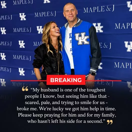 Cover Image for 🚨 EMOTIONAL: Kentucky Wildcats Coach Mark Pope’s Wife, Lee Anne Pope, at the Center of an Emotional Moment as Big Blue Nation Rallies Around Their Family Amid Concern Over His Health