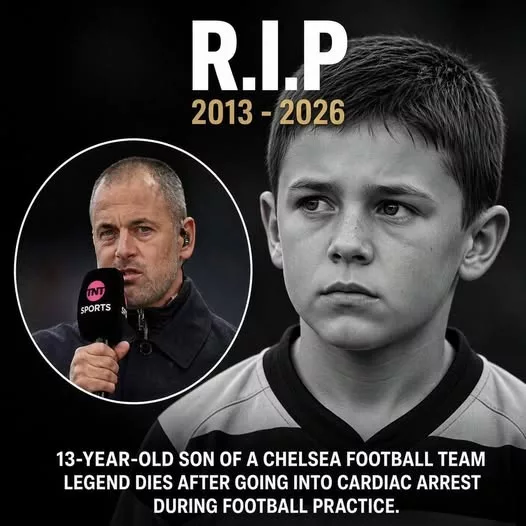Cover Image for 🚨 HEARTBREAKING REPORT FROM LONDON — CHELSEA FANS LEFT STUNNED! 💔🔵 Just 30 minutes ago, a deeply disturbing report began circulating within the Chelsea community, claiming that the 13-year-old son of a Chelsea legend had tragically died following a cardiac arrest during football practice. The heartbreaking claim has left supporters searching for answers and wondering what really happened on the training ground. Who was the young boy? What exactly happened during the session? And has the family or anyone close to the Chelsea legend officially confirmed the devastating report? At this moment, details remain limited, and unverified reports should be treated with caution. One thing is certain: the story has left the Chelsea community deeply shaken. 💔 The full details and what is currently known are in the first comment. 👇👇