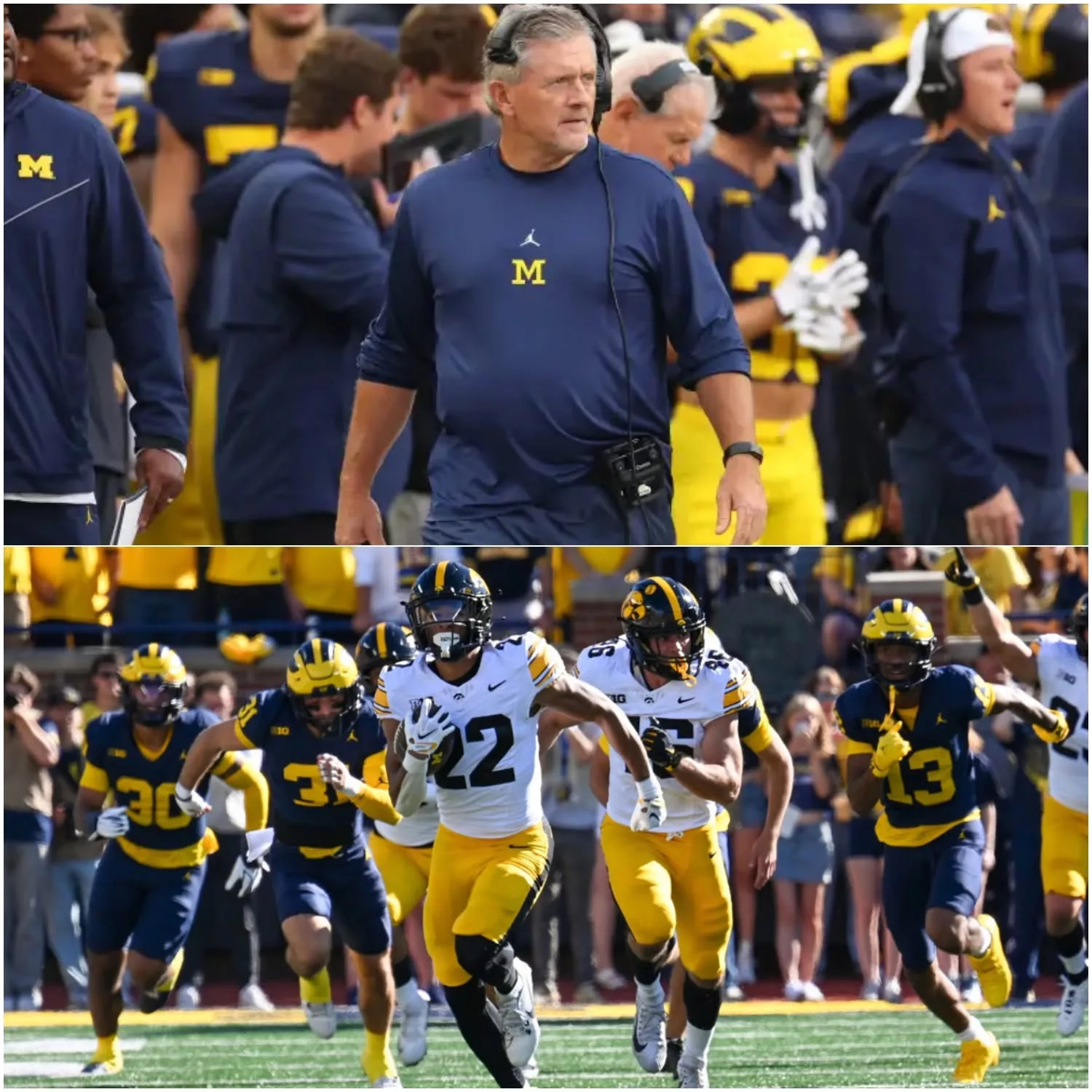 Cover Image for 🚨 BREAKING NEWS: Kyle Whittingham’s Controversial Postgame Gesture Sparks Debate After Michigan’s 20–19 Loss to Iowa