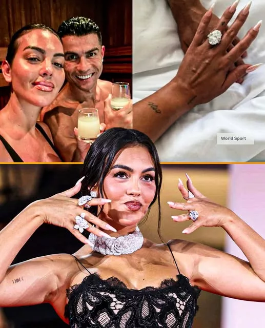 Cover Image for 💎🚨 CRISTIANO RONALDO E GEORGINA RODRÍGUEZ VOLTARAM A DEIXAR O MUNDO DE BOCA ABERTA! 😳❤️  Um detalhe luxuoso chamou todas as atenções e rapidamente começou a alimentar a curiosidade dos fãs: um impressionante anel de diamantes que está sendo associado ao casal.  O protagonista? Um enorme diamante central em corte oval, cuja dimensão e qualidade despertaram especulações sobre um valor que poderia chegar a milhões de dólares. 💎  Ao lado, duas pedras igualmente chamativas completam o design, montadas em uma elegante estrutura de platina.  Especialistas do setor levantaram estimativas impressionantes sobre o tamanho total da joia — mas será que o verdadeiro valor é ainda maior?  E por que este anel está causando tanta repercussão agora?  👉 A história completa no primeiro comentário. 👇👇
