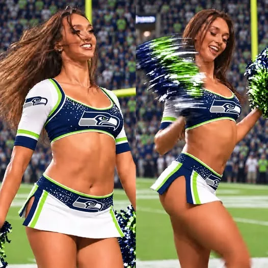 Cover Image for Famous “Masters Girl” Is Going Viral With Her Seductive Cheeks-Out Performance On The Sideline As a Seattle Seahawks Cheerleader [VIDEO]