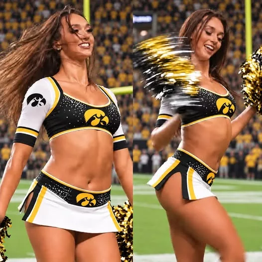 Cover Image for Famous “Masters Girl” Is Going Viral With Her Seductive Cheeks-Out Performance On The Sideline As an Iowa Hawkeyes Cheerleader [VIDEO]