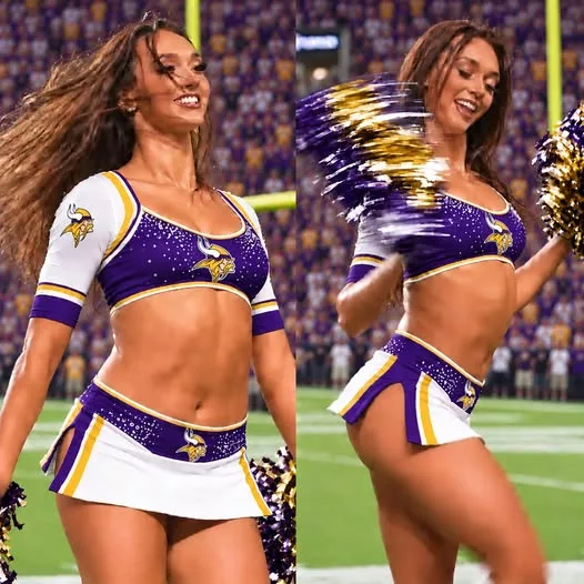 Cover Image for Famous “Masters Girl” Is Going Viral With Her Seductive Cheeks-Out Performance On The Sideline As a Minnesota Vikings Cheerleader [VIDEO]