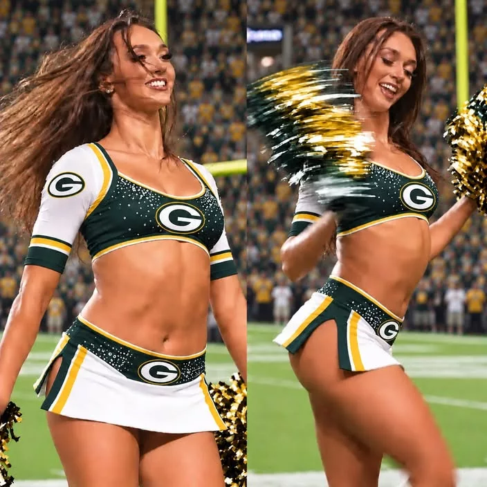 Cover Image for Famous “Masters Girl” Is Going Viral With Her Seductive Cheeks-Out Performance On The Sideline As a Green Bay Packers Cheerleader [VIDEO]
