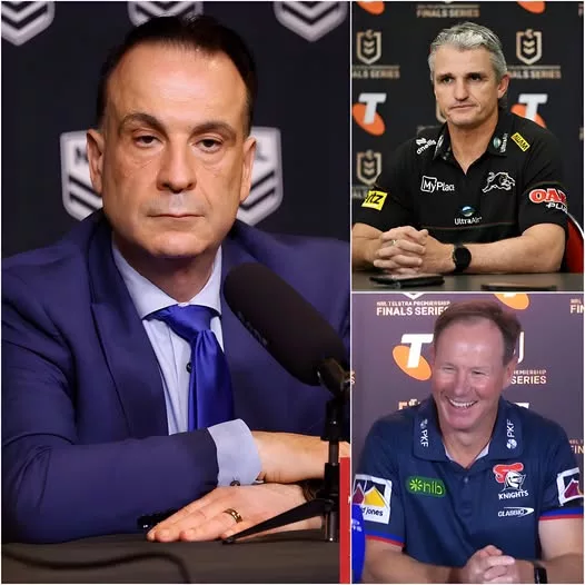 Cover Image for 🚨 “IF THE NRL WON’T INVESTIGATE, WE’LL WALK AWAY!” — IVAN CLEARY’S STUNNING WARNING ROCKS THE NRL! 😳🏉  What happened during the Panthers’ recent clash with the Newcastle Knights has suddenly become much bigger than a controversial match.  Panthers coach Ivan Cleary has reportedly demanded answers, calling on the NRL to formally review the incidents and decisions that sparked intense debate after the final whistle.  But just when fans thought the controversy couldn’t get any bigger, NRL Chairman Peter V’landys reportedly responded — and his reaction has added another unexpected twist.  What exactly did Cleary want investigated? Which decisions triggered such a strong response? And why did V’landys’ reply immediately send the situation in a completely different direction?  The next chapter could be the most explosive yet… 👀🔥  Full story below👇👇