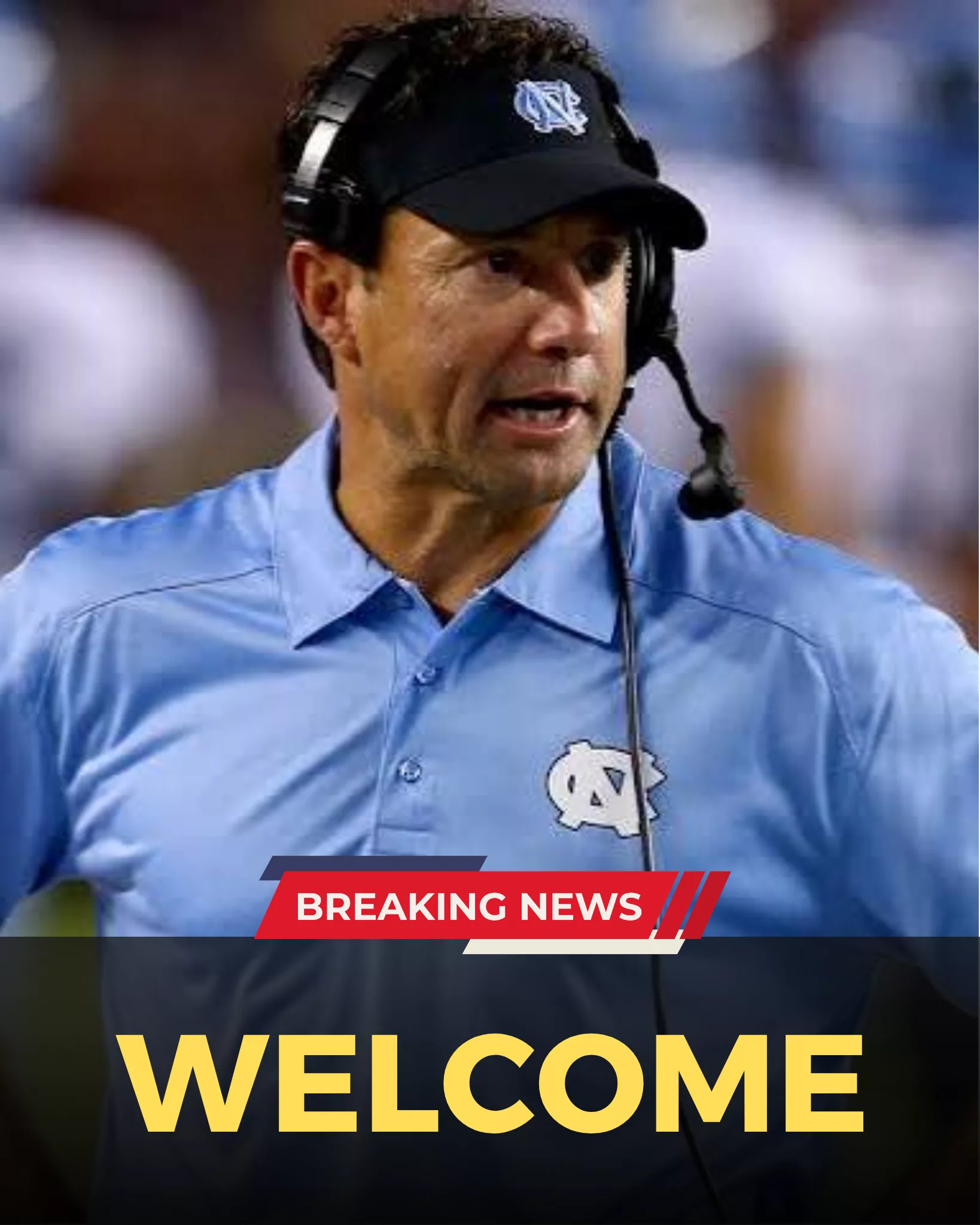 Cover Image for WELCOME BACK TO NORTH CAROLINA TAR HEELS FOOTBALL, COACH LARRY FEDORA!