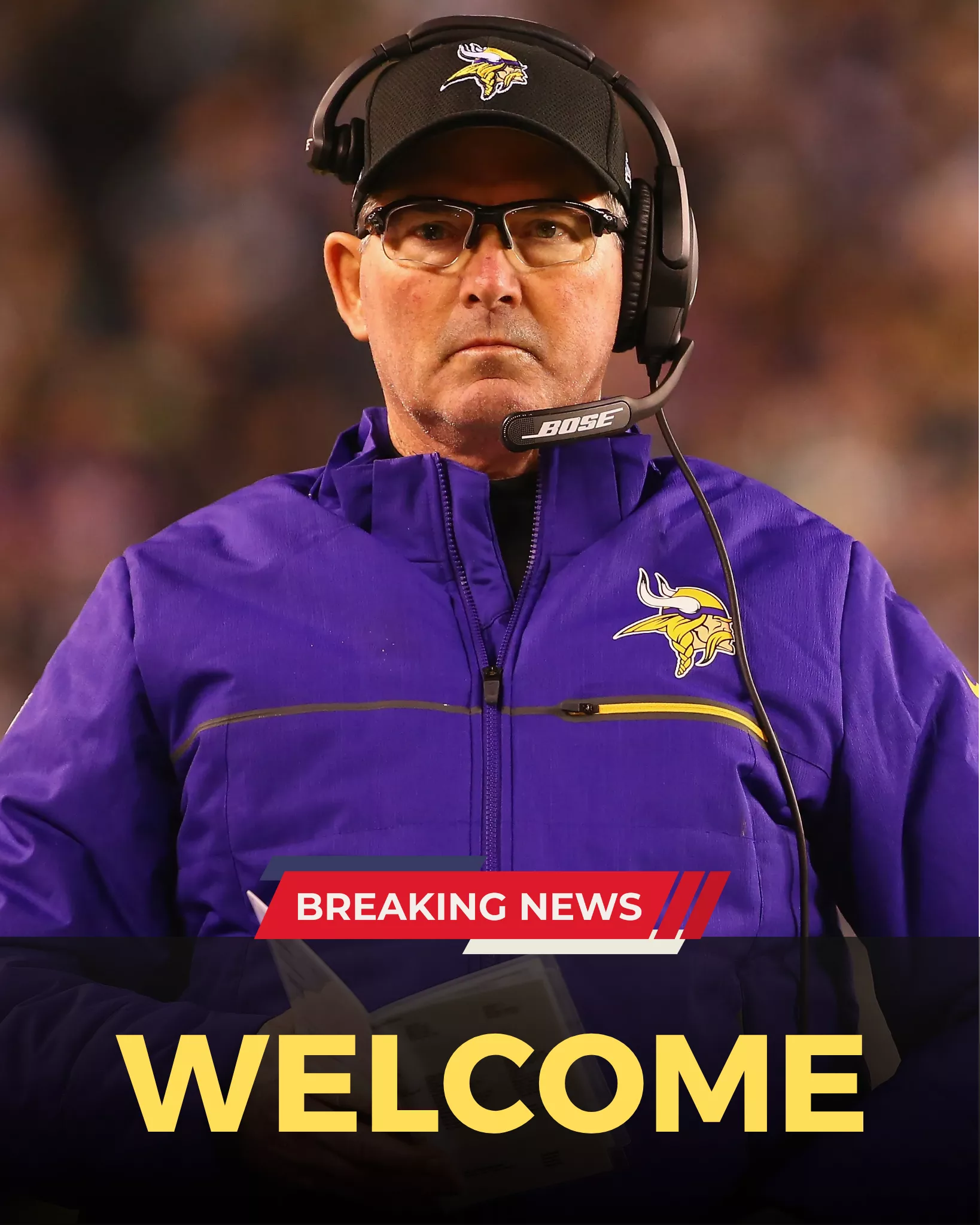 Cover Image for WELCOME BACK TO MINNESOTA VIKINGS FOOTBALL, COACH MIKE ZIMMER!
