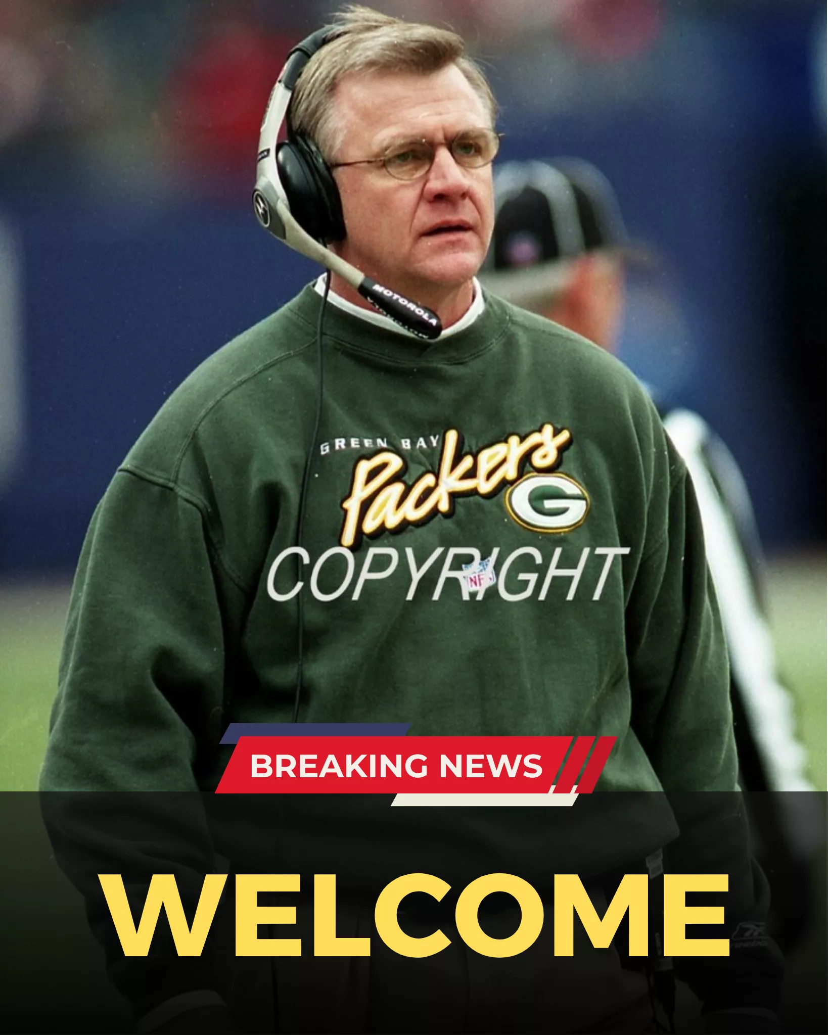 Cover Image for WELCOME BACK TO GREEN BAY PACKERS FOOTBALL, COACH MIKE SHERMAN!