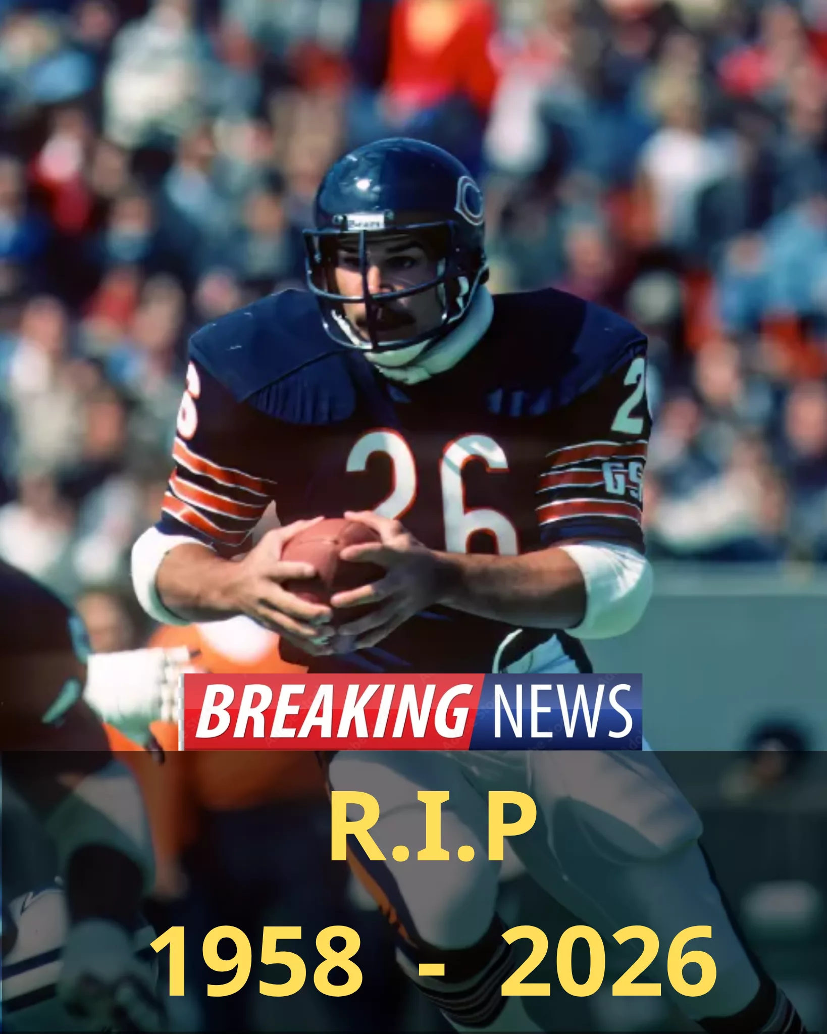 Cover Image for 🖤🏈 RIP MATT SUHEY — A RESPECTED CHICAGO BEAR AND AN IMPORTANT PART OF THE LEGENDARY 1985 TEAM’S HISTORY