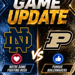 NCAA SCHEDULE UPDATE: Notre Dame Fighting Irish vs. Purdue Boilermakers — GAME TIME CONFIRMED