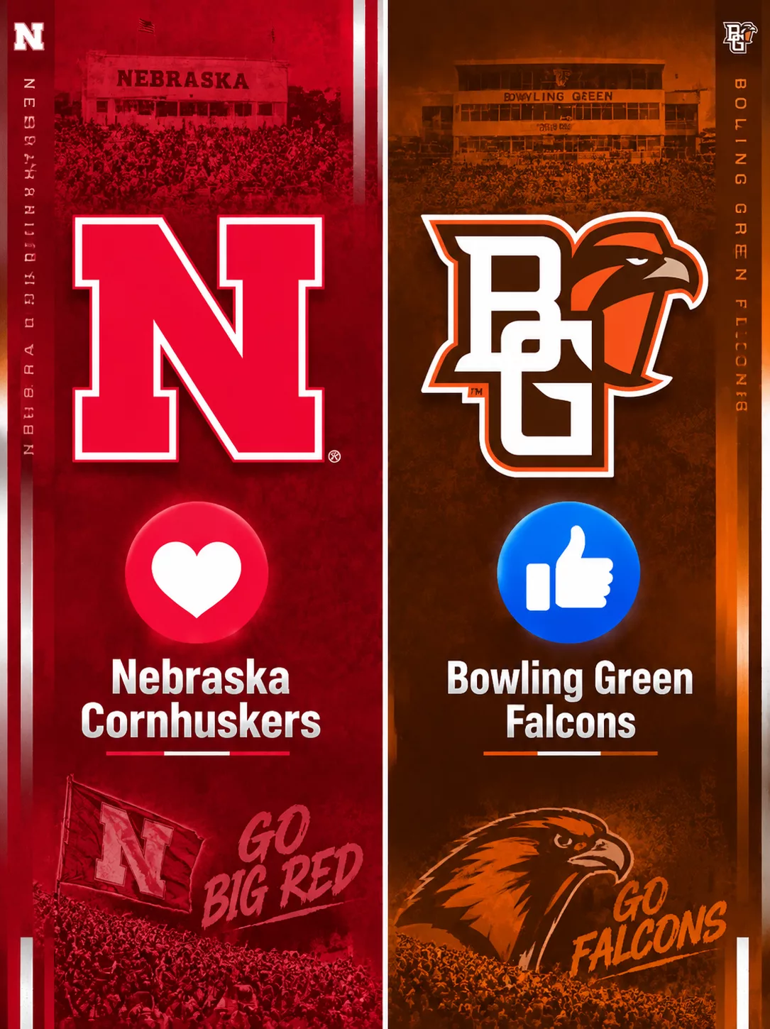 Cover Image for HOW TO WATCH: Nebraska Cornhuskers vs. Bowling Green Falcons — Kickoff Time, TV Channel, Streaming and Everything Fans Need to Know
