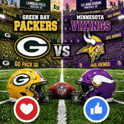 GAME TIME MOVED: GREEN BAY PACKERS VS. MINNESOTA VIKINGS RESCHEDULED — IMPORTANT INFO BELOW
