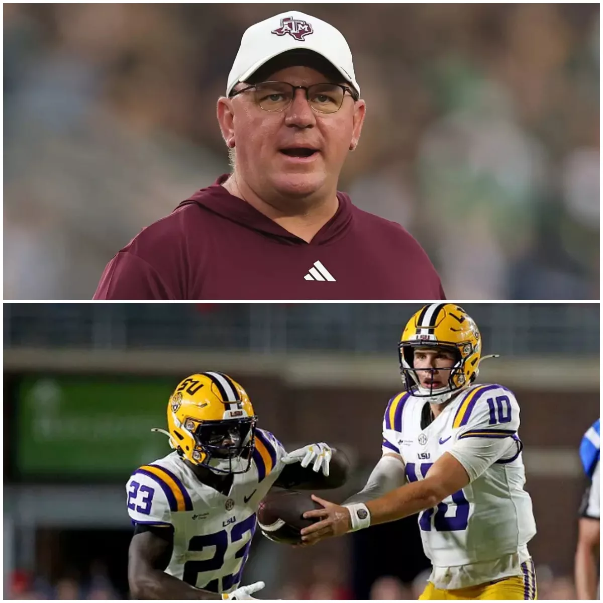 Cover Image for 🚨 BREAKING NEWS: Texas A&M Aggies Coach Mike Elko’s Postgame Gesture Toward LSU Tigers Players Following His Team’s Crushing 35–6 Loss Has Gone Viral on Social Media. (VIDEO)