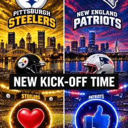 “CANCEL YOUR SUNDAY PLANS!” — NFL DROPS A RESCHEDULE BOMB: Pittsburgh Steelers vs. New England Patriots Set to Shake the Season