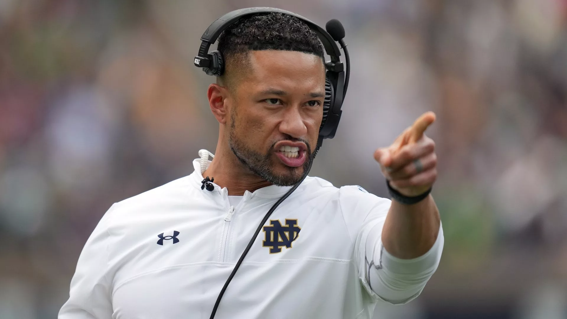 Cover Image for BREAKING: Wisconsin Head Coach Luke Fickell Slapped With $25,000 NCAA Fine After Hot-Mic Audio Exposes Vulgar Rant Targeting Marcus Freeman and Notre Dame