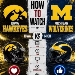 HOW TO WATCH: Iowa Hawkeyes vs. Michigan Wolverines — Game Time, TV Channel, Streaming Info, and Everything You Need to Know